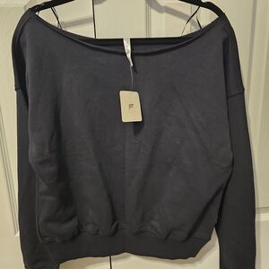 Fabletics Black Off-Shoulder Top